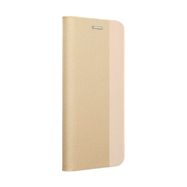 Forcell Sensitive Apple iPhone 15 Pro mágneses flip tok arany (75917) (FO75917)