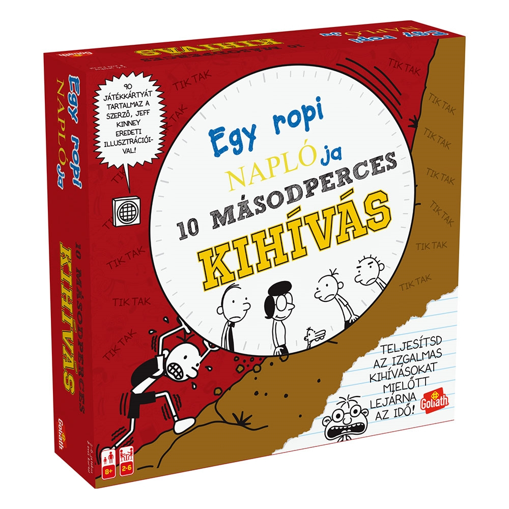 Egy ropi naplója: 10 másodperces kihívás Családi társasjáték (919805)
