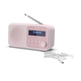 Портативно радио Sharp Tokyo, DAB+, FM RDS, Bluetooth, Розов