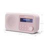Портативно радио Sharp Tokyo, DAB+, FM RDS, Bluetooth, Розов