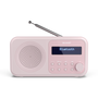 Портативно радио Sharp Tokyo, DAB+, FM RDS, Bluetooth, Розов