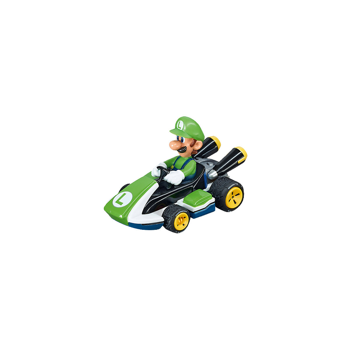 Carrera GO!!! Nintendo Mario Kart 8 autó Luigi figurával (1:43) - Zöld (20064034)
