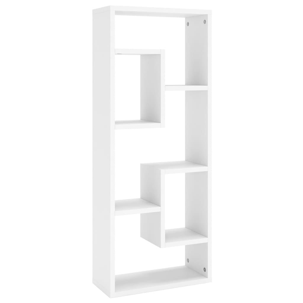 fehér forgácslap fali polc 36 x 16 x 90 cm (803011)