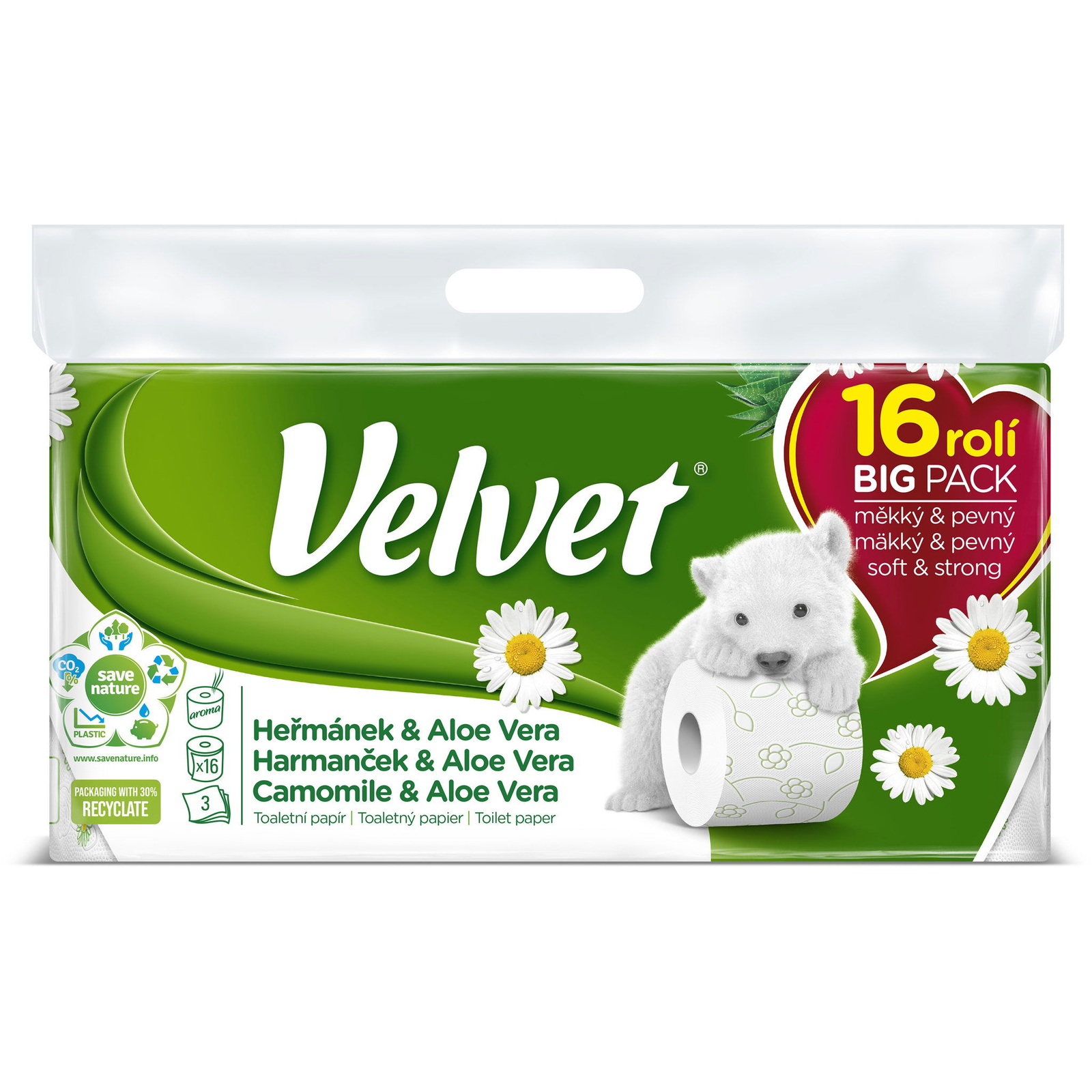 VELVET Kamilla és Aloe Vera (16 darab) (5901478008770)