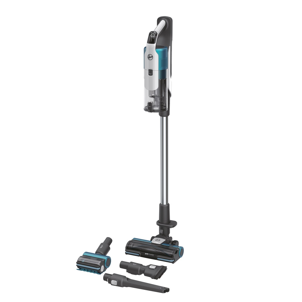 Hoover HF910P 011 Bot porszívó Elem Száraz EPA Porzsák nélküli 0,7 L 350 W Kék, Szürke (39400999)