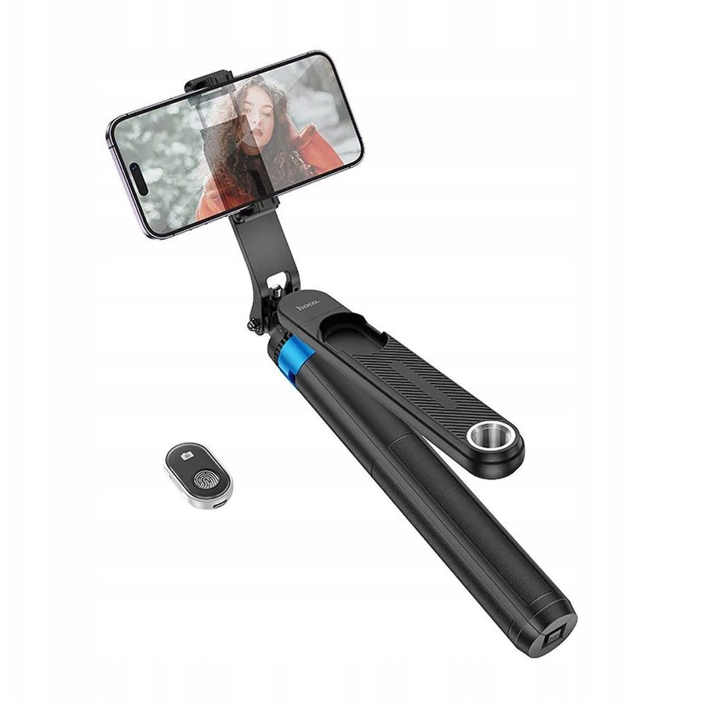 HOCO selfie držiak s bezdrôtovým diaľkovým ovládaním statív K22 čierny