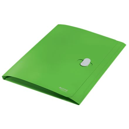 Leitz Recycle karbonsemleges zárható 3-pólyás mappa zöld (46220055) (Leitz46220055)