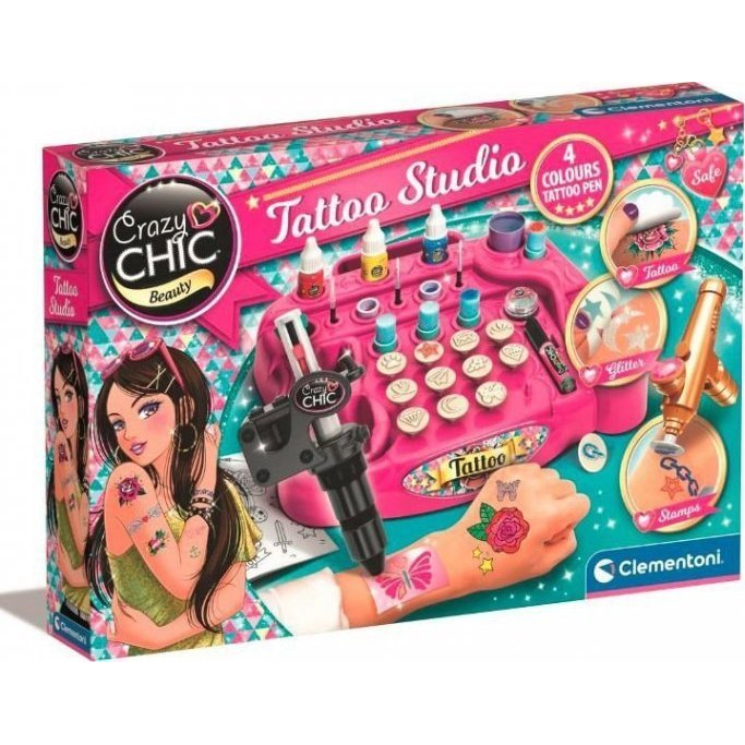 Clementoni Crazy Chic Tetováló stúdió készlet (18118)