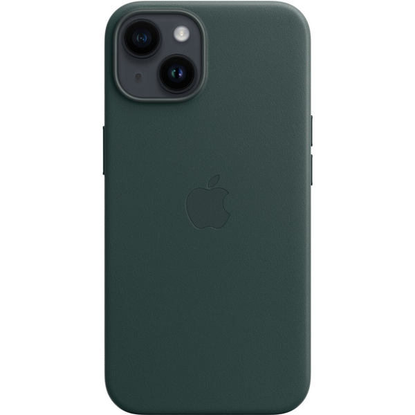 iPhone 14 Plus Leather Case with magsafe,S.Zöld