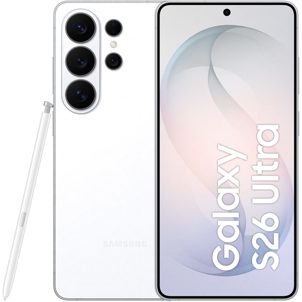 Samsung Galaxy S26 Ultra 17,5 cm (6.9") Dual SIM Android 16.0 5G USB Type-C 12 GB 256 GB 5000 mAh Hvid