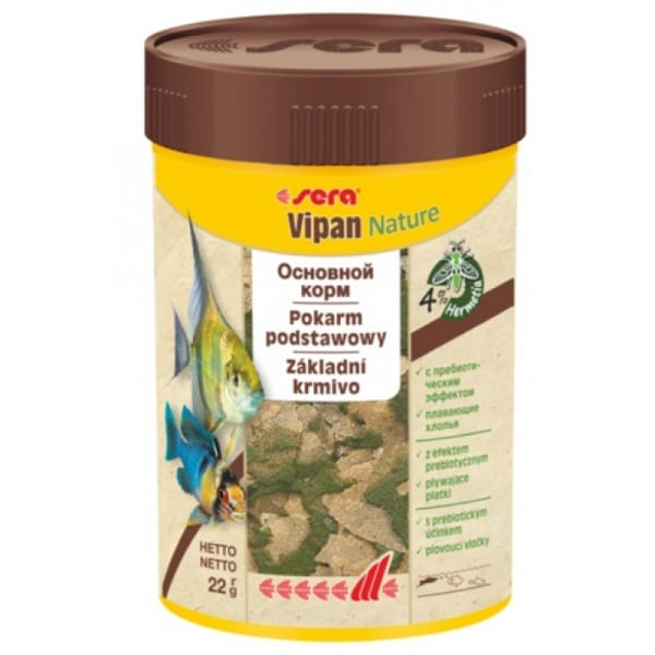 Sera Vipan Nature akvárium haltáp haleledel 100ml (22g) (108711)
