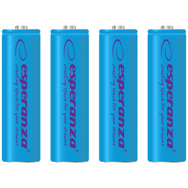 AA (R6) dobíjecí baterie Esperanza NiMH 2000 mAh 4 ks