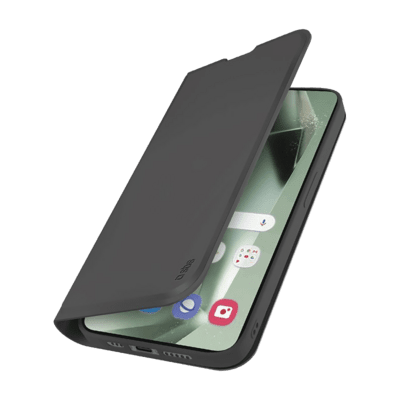 SBS Samsung Galaxy A16 Mágneses Flip tok állvány funkcióval - Fekete (TEWALSAA16K)