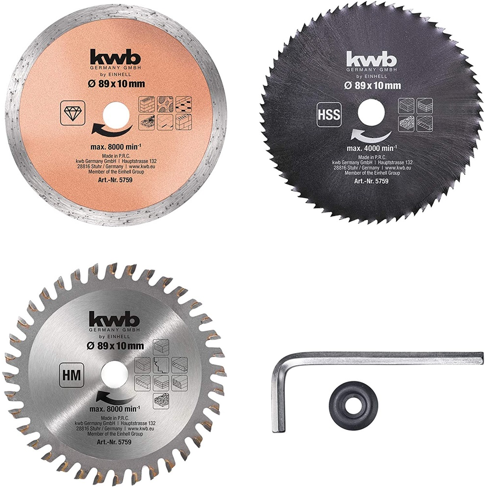 Einhell 49575915 KWB Mini körfűrészlap szett (3db / csomag) (49575915)