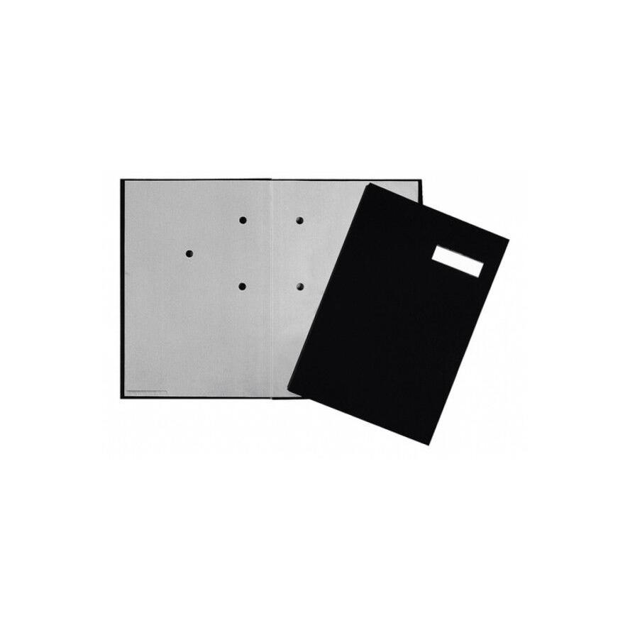 Pagna A4 20 rekeszes aláírókönyv - Fekete (24192-44)