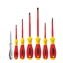 VDE szigetelt villanyszerelő csavarhúzó készlet fázisceruzával, 7 részes Wiha SoftFinish 00834