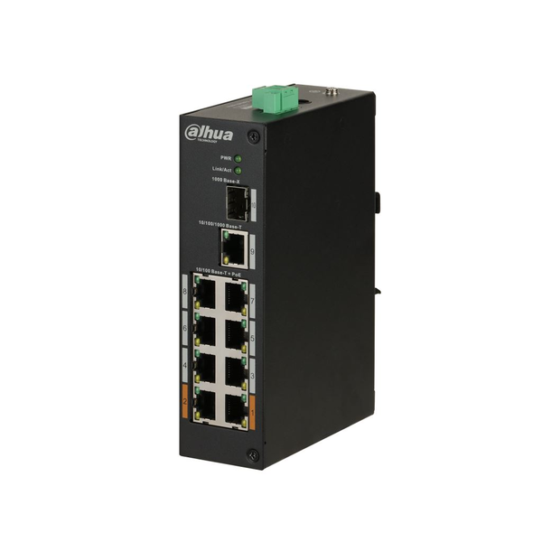 Dahua Technology PFS3110-8ET-96-V2 Non gestito Fast Ethernet (10/100) Supporto Power over Ethernet (PoE) 10U Nero