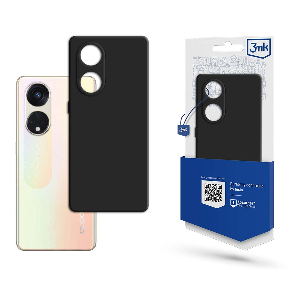 3mk Oppo Reno8 T 5G Tok - Matt fekete (3MK MATT CASE(484))