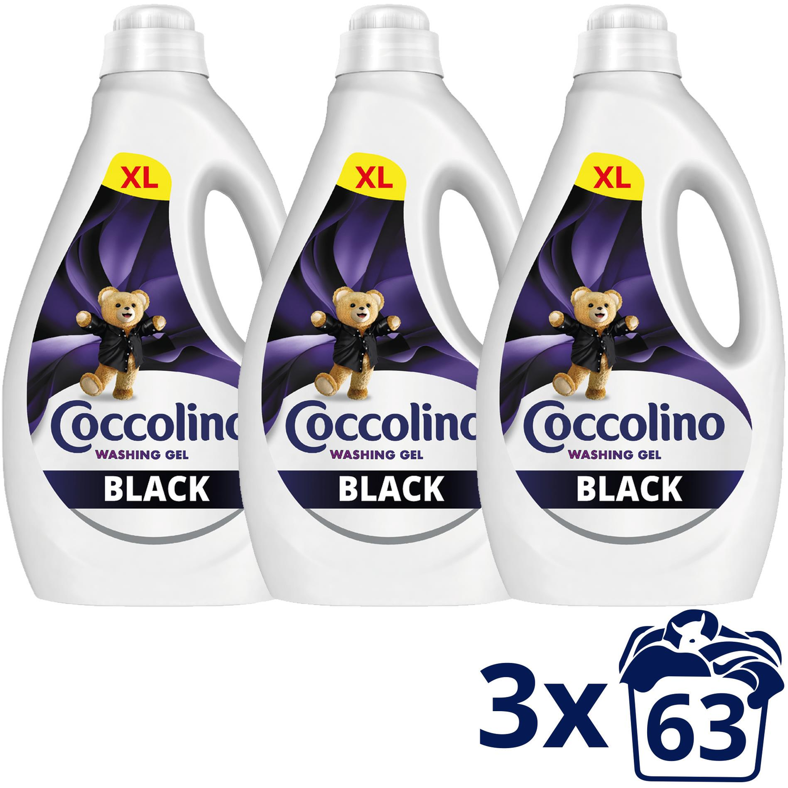 Coccolino Black 3 × 2,72 l (204 mosás) (8720181549649)
