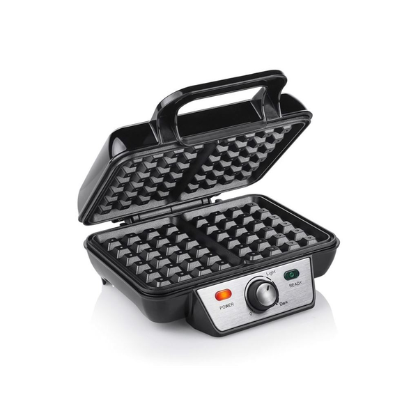Tristar WF-2195 moule à gauffres 2 gauffre(s) 1000 W Noir, Acier inoxydable