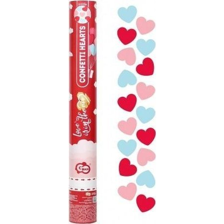 Szerelem Love is in the air konfetti kilövő 40 cm