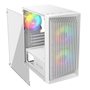 Logic Atos ARGB Mini Számítógépház - Fehér