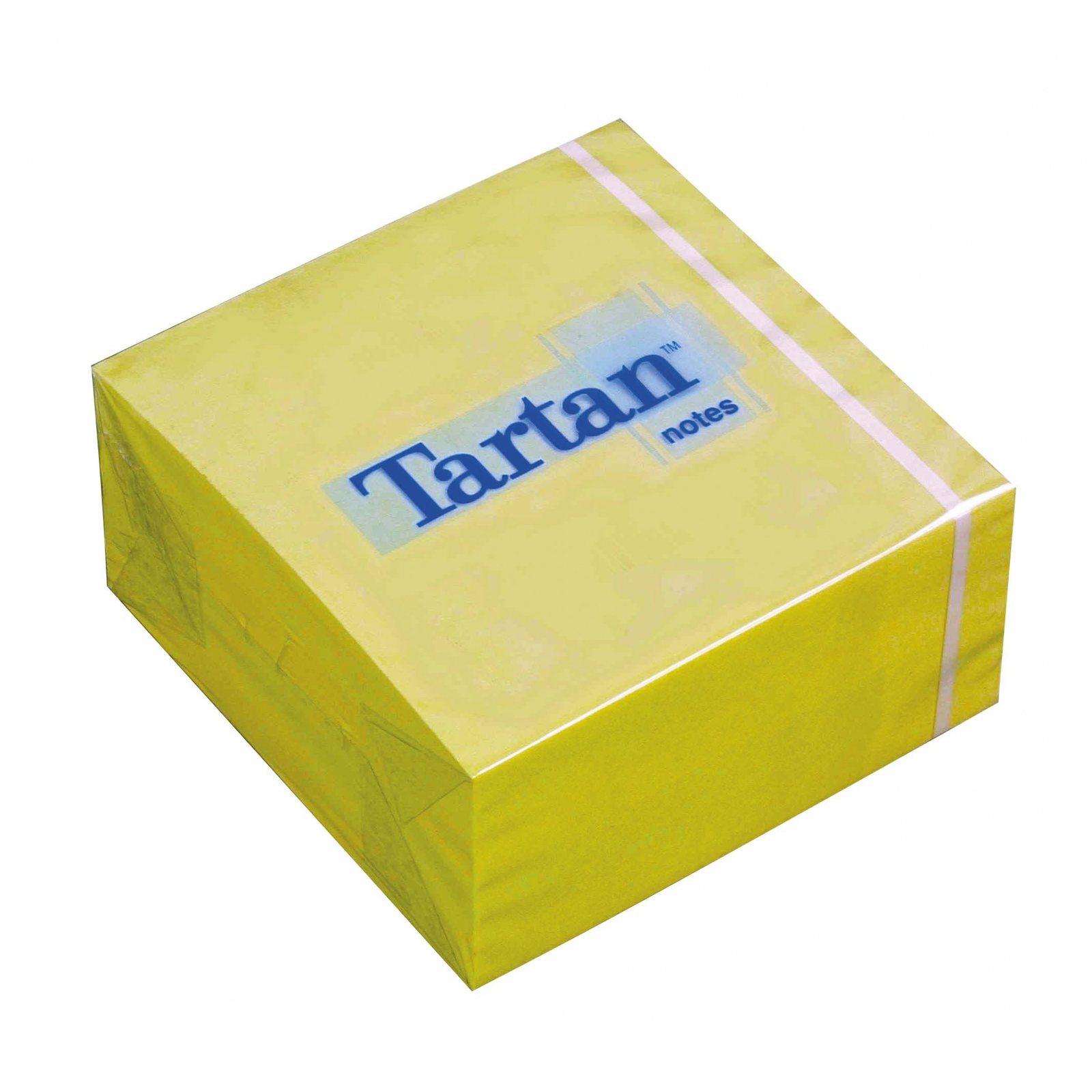 Tartan 76x76mm öntapadó jegyzettömb (400 db) - Sárga (FT510089491)