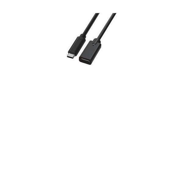 TB AKTBXIAPCCTB10B USB-C apa - USB-C/Thunderbolt anya Hosszabbító kábel - Fekete (1m)