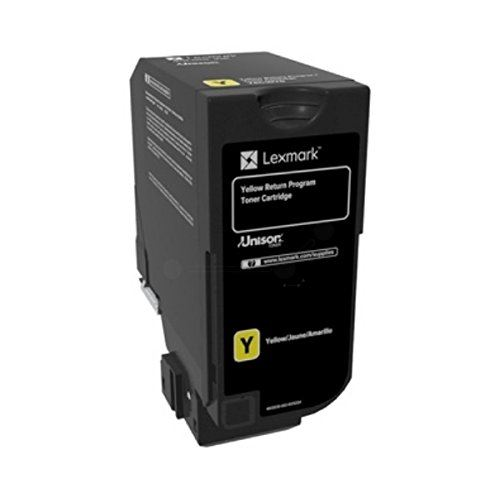Lexmark 74C2SYE tonerpatron 1 stk Original Gul