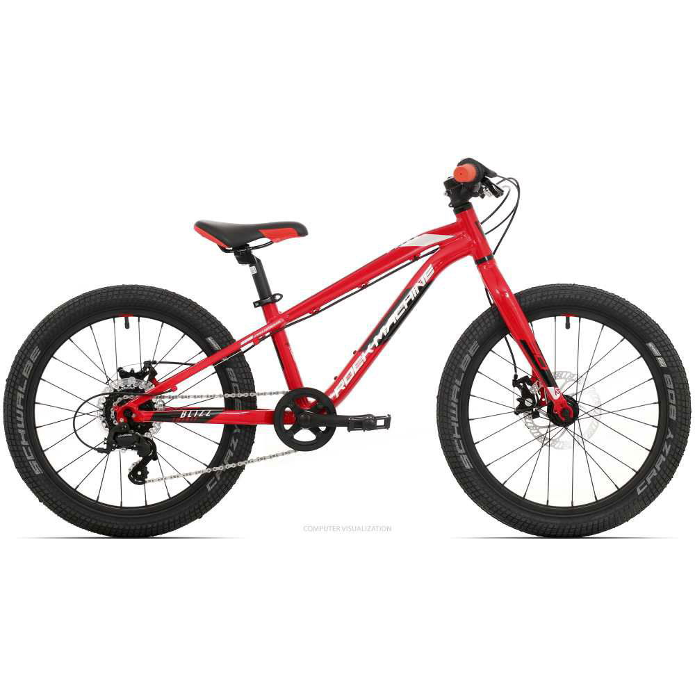 Rock Machine Blizz 20 MD Gloss Red / White / Black 20 × 10,0" (8592842187459)