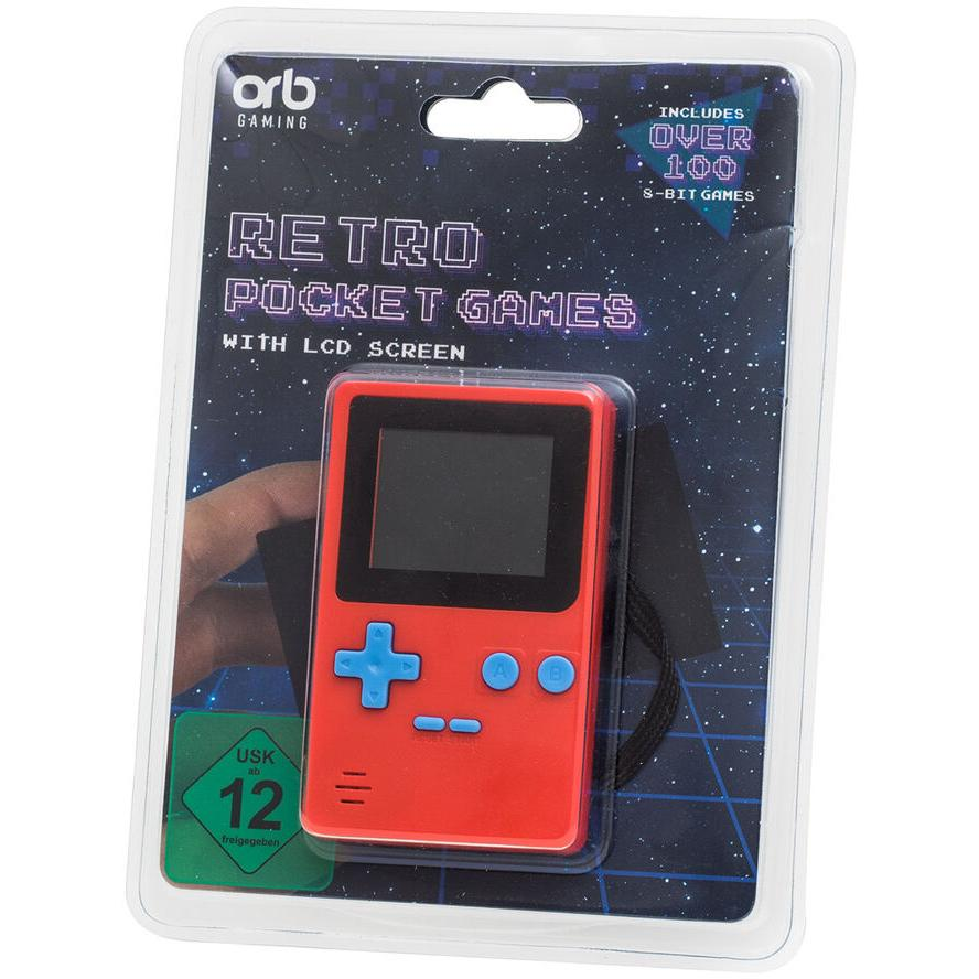 Thumbs up! Mini ORB LCD Gameboy 152 játékkal Retro Játékkonzol - Piros (1002036)