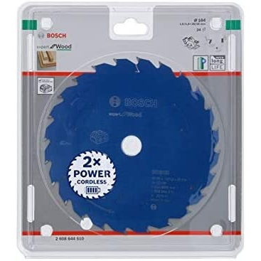 Bosch EXPERT Wood körfűrészlap akkus körfűrészekhez 184x1,6/1,0 20/16 mm, T24 , fához