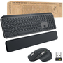 Logitech MX Keys combo for Business Gen 2 billentyűzet Egér mellékelve RF vezeték nélküli + Bluetooth QWERTZ Német Grafit