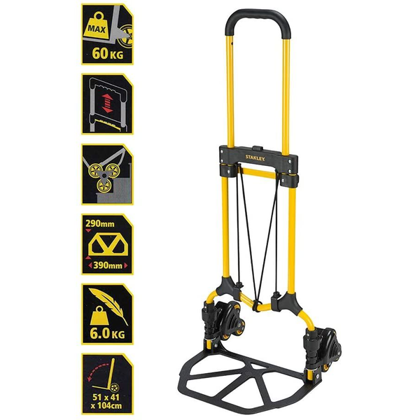 Stanley SXWTD-FT584 összecsukható, lépcsőjáró molnárkocsi