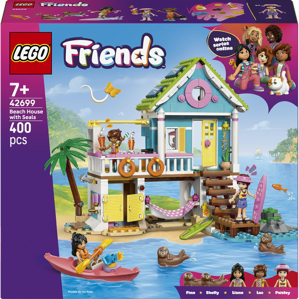 LEGO FRIENDS BEACH HOUSE WITH SEALS 42699