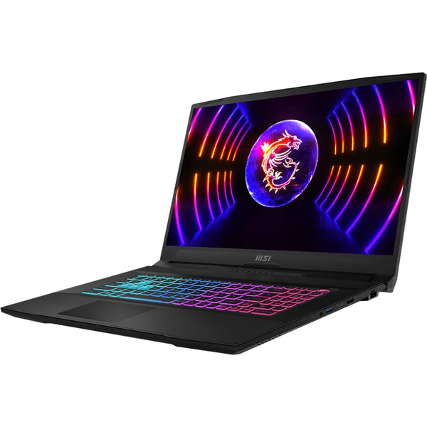 MSI Katana 17 B13VFK-442DE Intel® Core™ i7 i7-13620H Laptop 43,9 cm (17.3") Full HD 16 GB DDR5-SDRAM 512 GB SSD NVIDIA GeForce RTX 4060 Wi-Fi 6 (802.11ax) Windows 11 Home Fekete