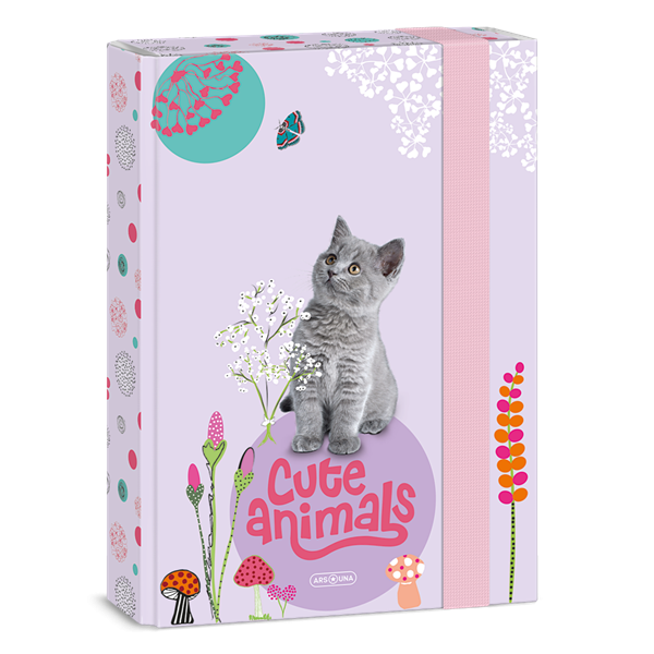 Ars Una Cute Animals-Kitten 24 (5368) A5 füzetbox (50863686)