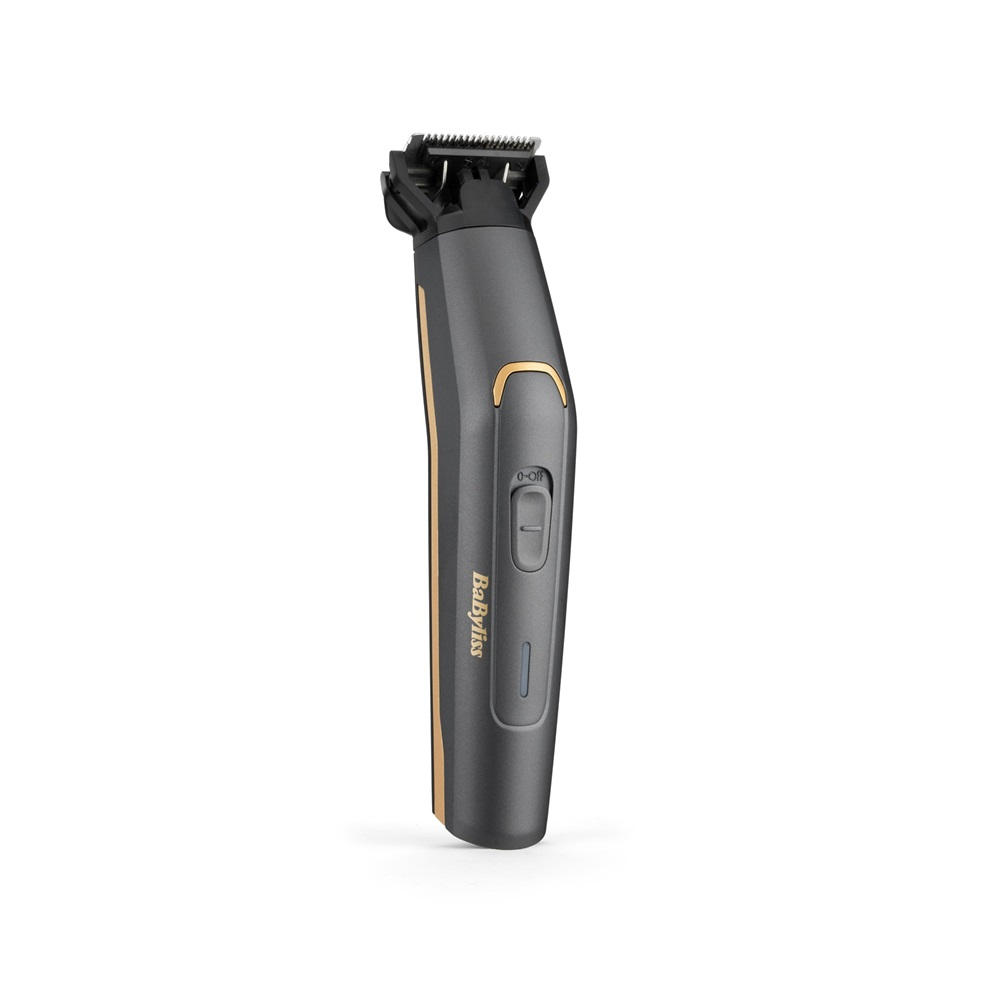 BaByliss MT987E Graphite Precision 12az1-ben, arc- és testszőrtelenítő készlet, szürke-arany (MT987E)