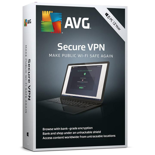 AVG Secure VPN 10 eszköz / 2 év