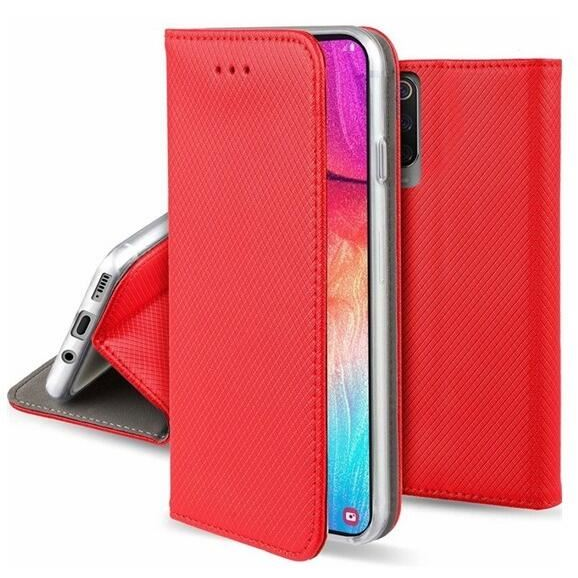 Gigapack Apple iPhone 16 Plus rombusz mintás fliptok piros (GP-160239) (GP-160239)