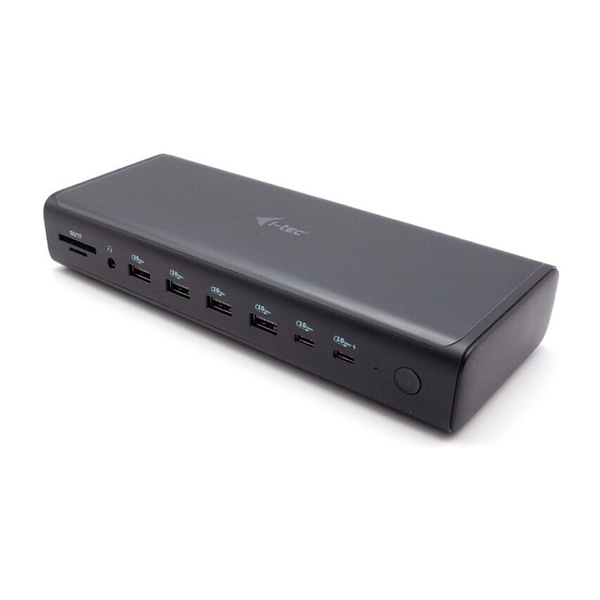 i-tec CA6MONITORDOCKPD dockingstation Ledningsført USB 3.2 Gen 1 (3.1 Gen 1) Type-C Sort