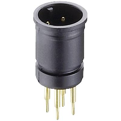 Lumberg Automation 11609-1 Érzékelő-/működtető beépíthető összekötő M12 Dugó, egyenes Pólusszám: 4 1 db (11609-1)