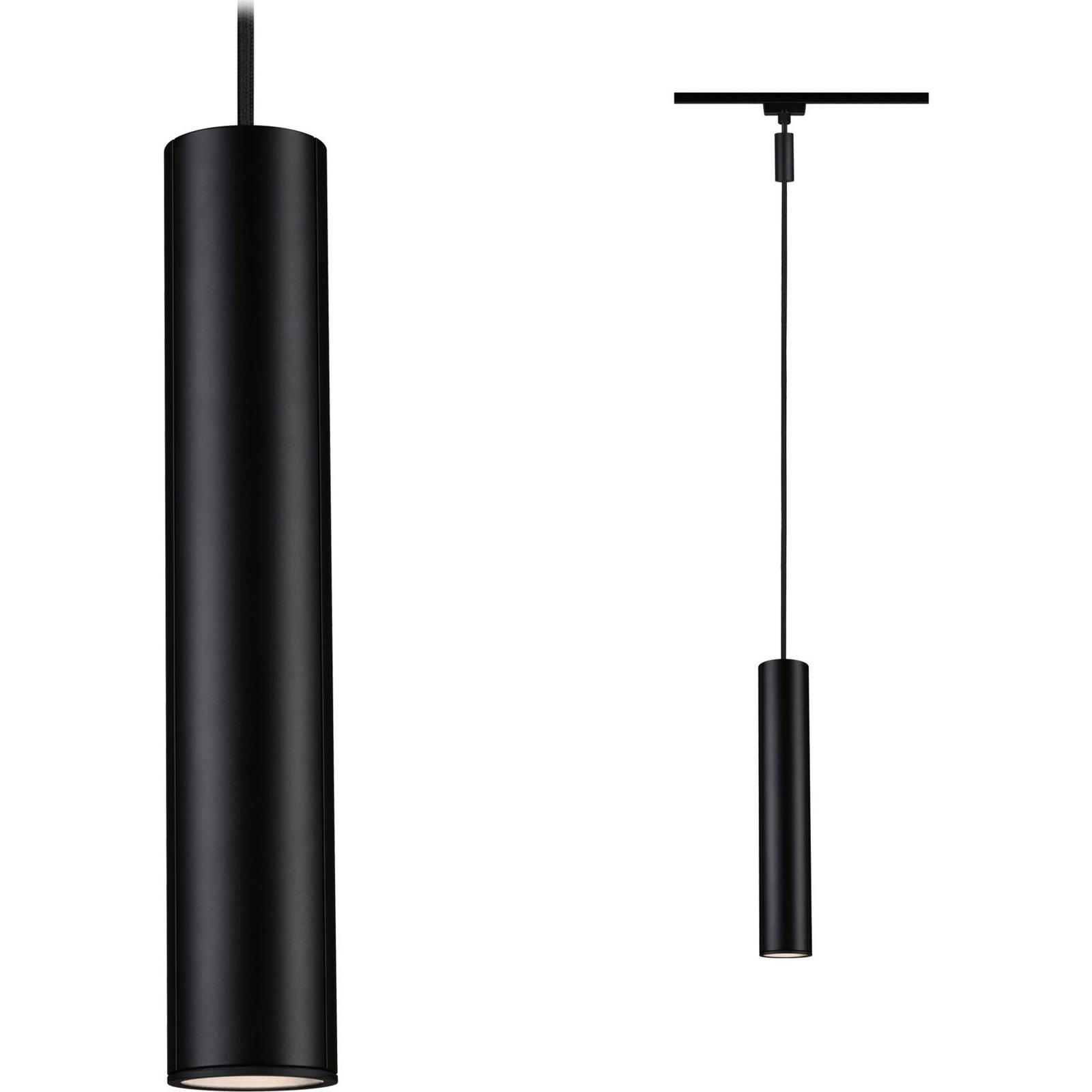 Paulmann URail Pendel Catalejo Nagyfeszültségű sínrendszer lámpa URail GU10 Fekete (matt) (96818)