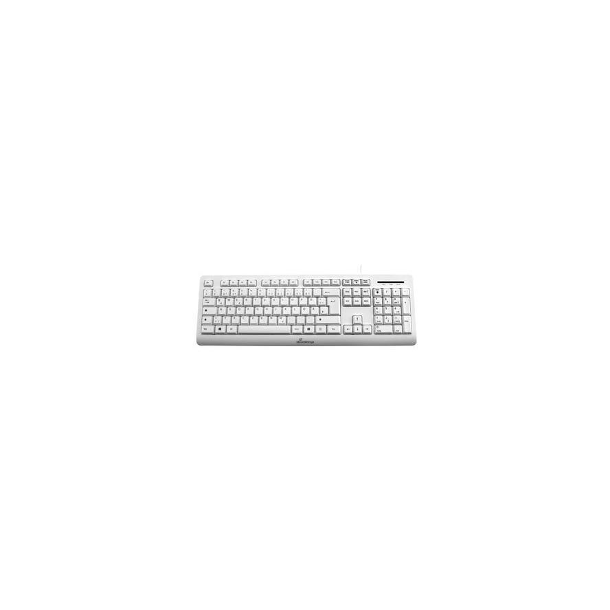 MediaRange Tastatur USB 2.0 weiß (MROS110)