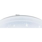 LED lámpatest , mennyezeti/fali , kerek , kristály hatású , 17.3W , meleg fehér , EGLO , FRANIA-S , 97878 (7008-uniw)
