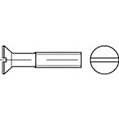 TOOLCRAFT TO-6862152 Süllyesztett csavarok M2 4 mm Egyeneshornyú DIN 963 Acél Cinkezett 2000 db (TO-6862152)