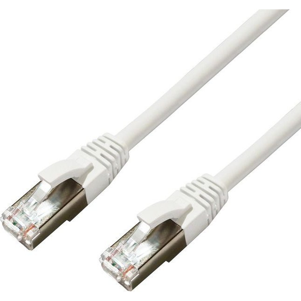 MicroConnect CAT6A S/FTP 0.5m White LSZH