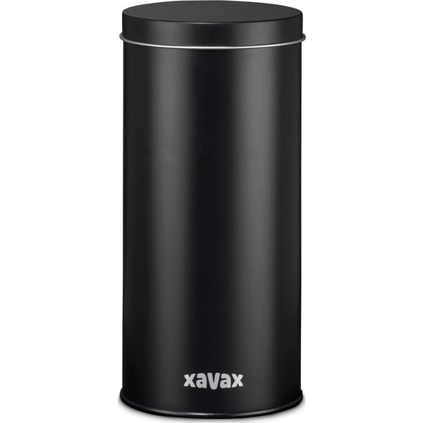 XAVAX Nádoba na kávové kapsle nebo kávové sáčky, černá matná BARISTA