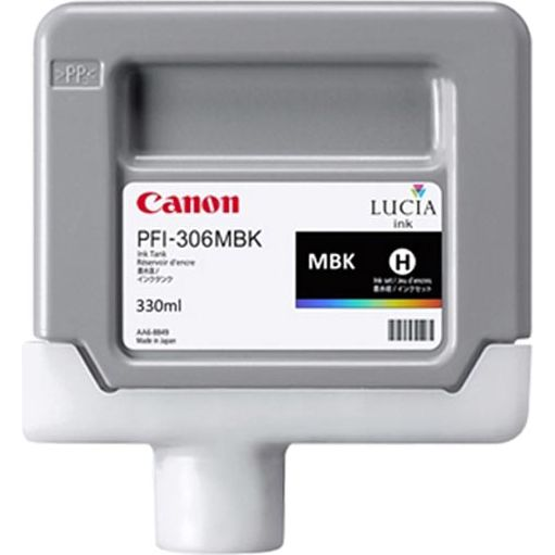 Canon PFI-306 MBK глава и патрон за мастиленоструен принтер 1 броя Оригинал Фото черно