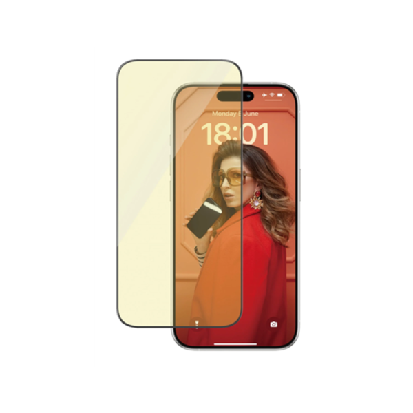 Защитно фолио PanzerGlass Eyecare UWF iPhone 15 Pro, С апликатор, Черен